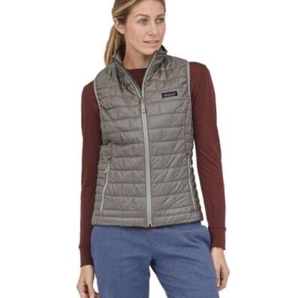 Patagonia Nano Puff Vest in Silver